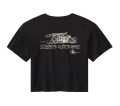 Harley-Davidson women´s Boxy T-Shirt  Fast Willie Black  - 96280-25VW