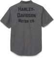 Harley-Davidson Shirt Amplifier Chambray grey  - 96376-22VM