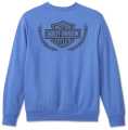Harley-Davidson Sweatshirt Trophy Bar & Shield blau 3XL - 96405-24VM/222L