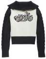 Harley-Davidson Damen Artisan Zip Front Motorcycle Sweater  - 96423-23VW