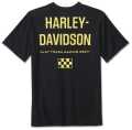 Harley-Davidson Henley T-Shirt Bar & Shield Racing schwarz  - 96423-24VM