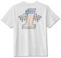 Harley-Davidson T-Shirt #1 Racing weiß  - 96428-24VM