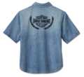 Harley-Davidson women´s Shirt Cool Blue Boxy  - 96511-24VW