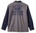 Harley-Davidson Shirt Racing Colorblock grey/blue  - 96641-23VM