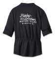Harley-Davidson Damen Shirt Revolution mit Kordelzug schwarz  - 96751-23VW
