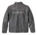 Harley-Davidson men´s Leather Jacket Gas & Oil vintage black  - 97007-23VM