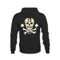 Lucky 13 Zip Hoodie Pirate Skull schwarz  - 982998V