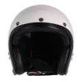 13 1/2 Skull Bucket Helmet Vintage White  - 987408V