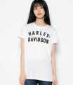 Harley-Davidson Damen T-Shirt Forever Racer Font weiß M - 99020-23VW/000M