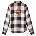 Harley-Davidson women´s Plaid Shirt Classic Bar & Shield  - 99025-23VW