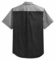 H-D Motorclothes Harley-Davidson Shirt Woven Colorblock black/grey  - 99027-21VM