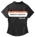 Harley-Davidson women´s Zip Shirt #1 black  - 99114-22VW