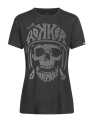 Rokker Rokker women T-Shirt  Skull black  - C4005601