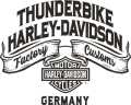 Harley-Davidson Damen T-Shirt Castle Sugar schwarz  - 40291691V