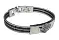 Harley-Davidson Bracelet Cable ID steel 7.5" - HSB0068-7.5