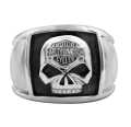 Harley-Davidson Ring Cigar Band Stahl  - HSR0020