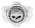 Harley-Davidson Ring Axel Skull Stahl poliert  - HSR0059