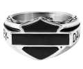 Harley-Davidson Signet Ring Bar & Shield Outline stainless  - HSR0064