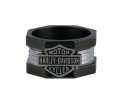 H-D Motorclothes Harley-Davidson Ring Bar & Shield Nut & Bolt Band Stahl  - HSR0075