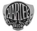 Harley-Davidson Ring Calavera Skull Stahl  - HSR0082
