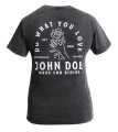 John Doe women T-Shirt Rose Fade Out Black L - JDS6406-L