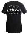 John Doe T-Shirt JD Lettering Black XXL - JDS7055-XXL