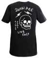 John Doe T-Shirt Live Fast Skull schwarz  - JDS7065V