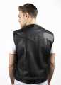 John Doe MC Outlaw Leather Vest black XXL - JDW3002-2XL