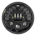 JW Speaker Headlight 7" LED Adaptive 2  8790 + Ring  black  - 20011775