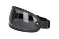 MP Fullface Helmet Visor with Strap leather black / smoke  - MPVS12BKSM