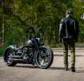 Rokker Cargo Slim Motorcycle Pants olive  - 1103V