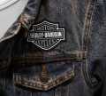 Harley-Davidson Aufnäher Bar & Shield grau  - SA8011437