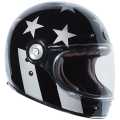 Torc T-1 Retro Captain Vegas Full Face Helmet gloss black ECE M - 91-6166