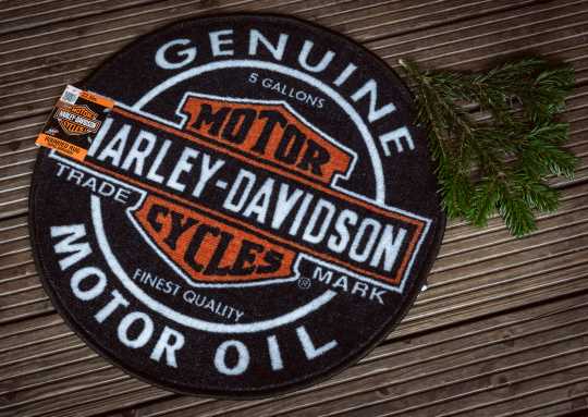 H-D Motorclothes Harley-Davidson runder Teppich Genuine Bar & Shield  - 117362