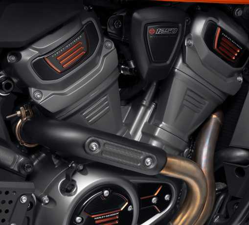 Harley-Davidson Adversary Cam Sprocket Medallions black/orange  - 14101385