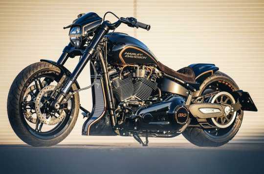 Thunderbike Seitlicher Kennzeichenhalter medium schwarz matt  - 28-74-180