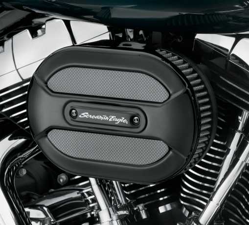 Harley-Davidson Screamin Eagle Ventilator Elite Luftfilter Kit  58mm, schwarz  - 29400230