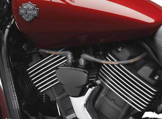 Harley-Davidson Screamin Eagle 10mm Phat Zündkerzenkabel Set schwarz  - 31600048A