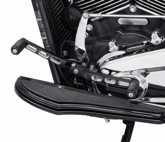 Harley-Davidson Billet Style Fersen/ Zehen Schalthebel, Edge Cut  - 33600166