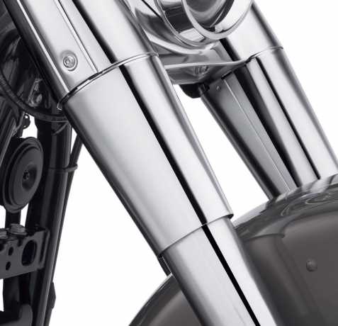 Harley-Davidson Upper Fork Slider Covers chrome  - 45800133