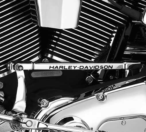 Harley-Davidson Gear Shifter Linkage Cover "Harley-Davidson Script  - 46302-01