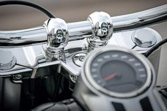 Thunderbike Riser-Kit Old Style with wireholes black - 51-74-070