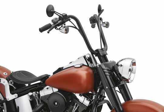 Harley-Davidson Fat Ape 16" Handlebar Kit with Riser, black matt  - 55857-10B