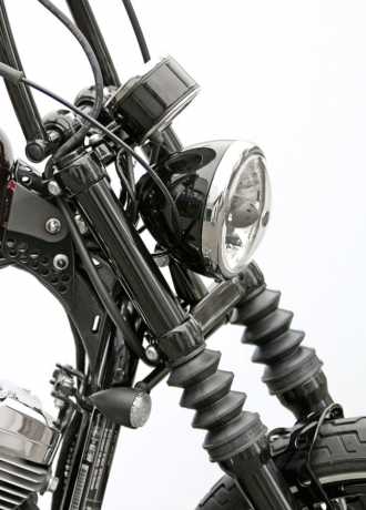 Thunderbike Upper Fork Covers black  - 61-76-020