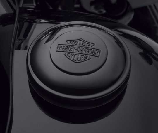 Harley-Davidson Tankdeckel Bar & Shield Self-Locking schwarz  - 61100117A