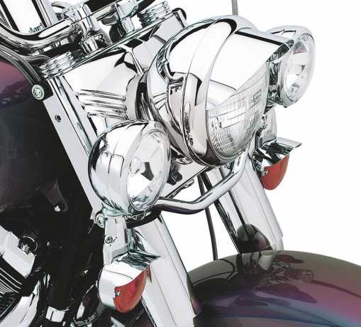 Harley-Davidson Leuchtenschirm Classic Chrome  7" für Scheinwerfer  - 67752-77T