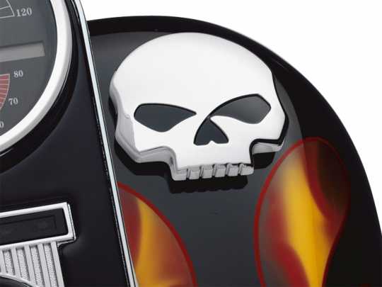 Harley-Davidson Tankdeckel Skull chrom  - 61100125A
