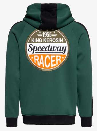 King Kerosin King Kerosin Speedway Zip Hoodie Smoke grün/schwarz  - 925346V