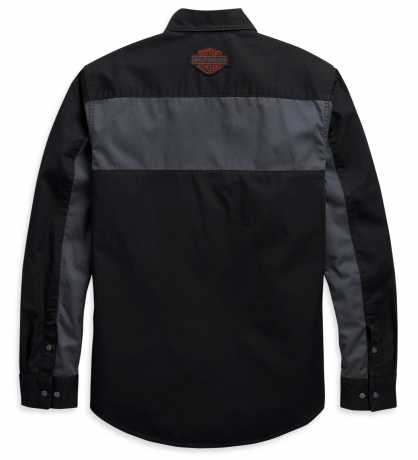 H-D Motorclothes Harley-Davidson Shirt Colorblock black/grey  - 99081-20VM