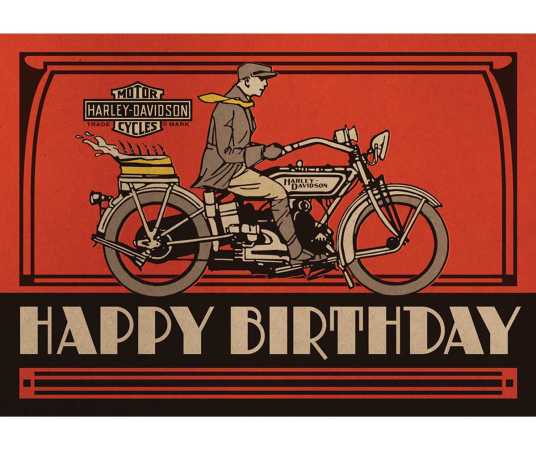 H-D Motorclothes Harley-Davidson Geburtstagskarte Birthday Cake  - HDL-20067